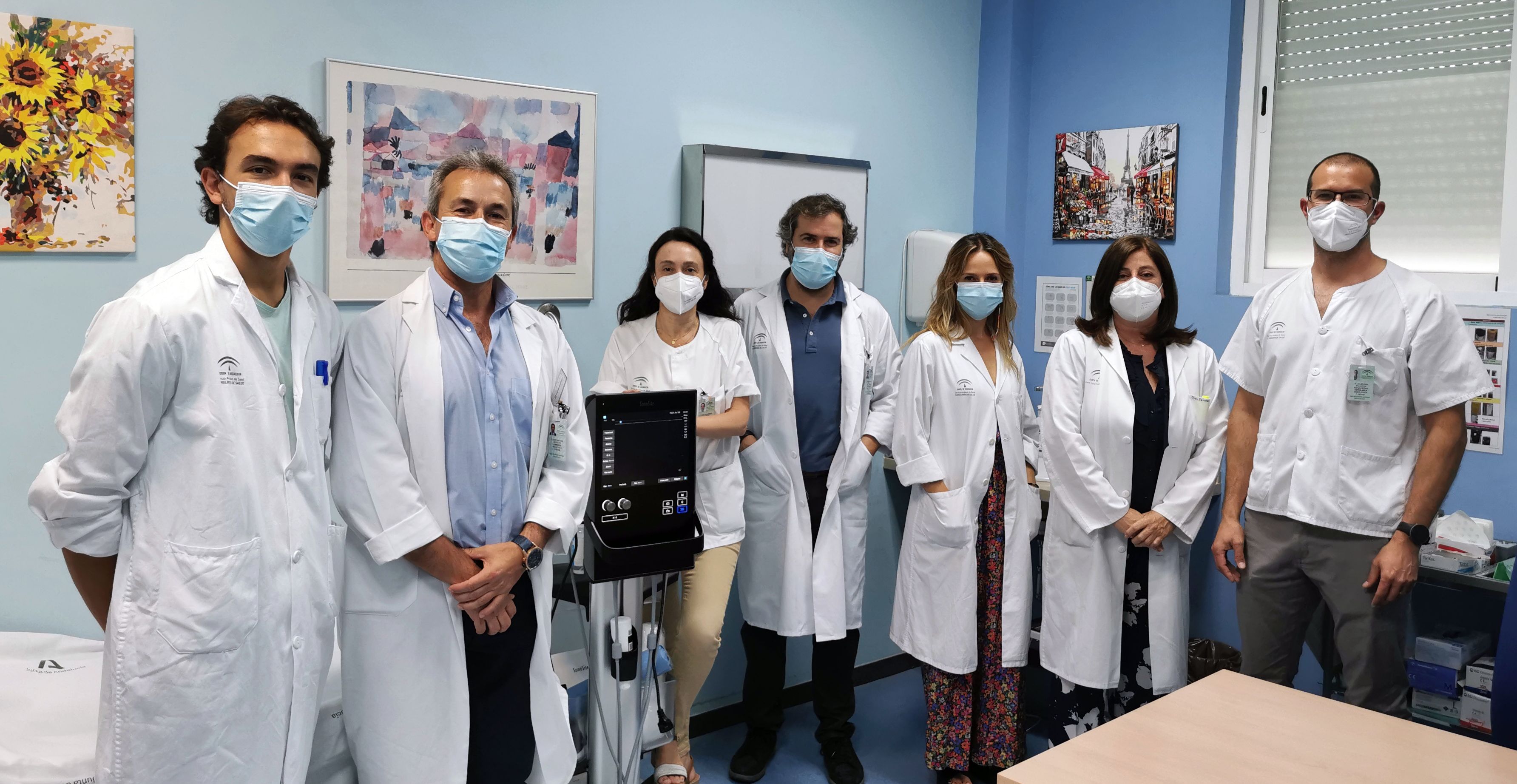 El servicio de Rehabilitación del Hospital de Valme avanza en el diagnóstico y técnicas ecoguiadas del síndrome del túnel carpiano
