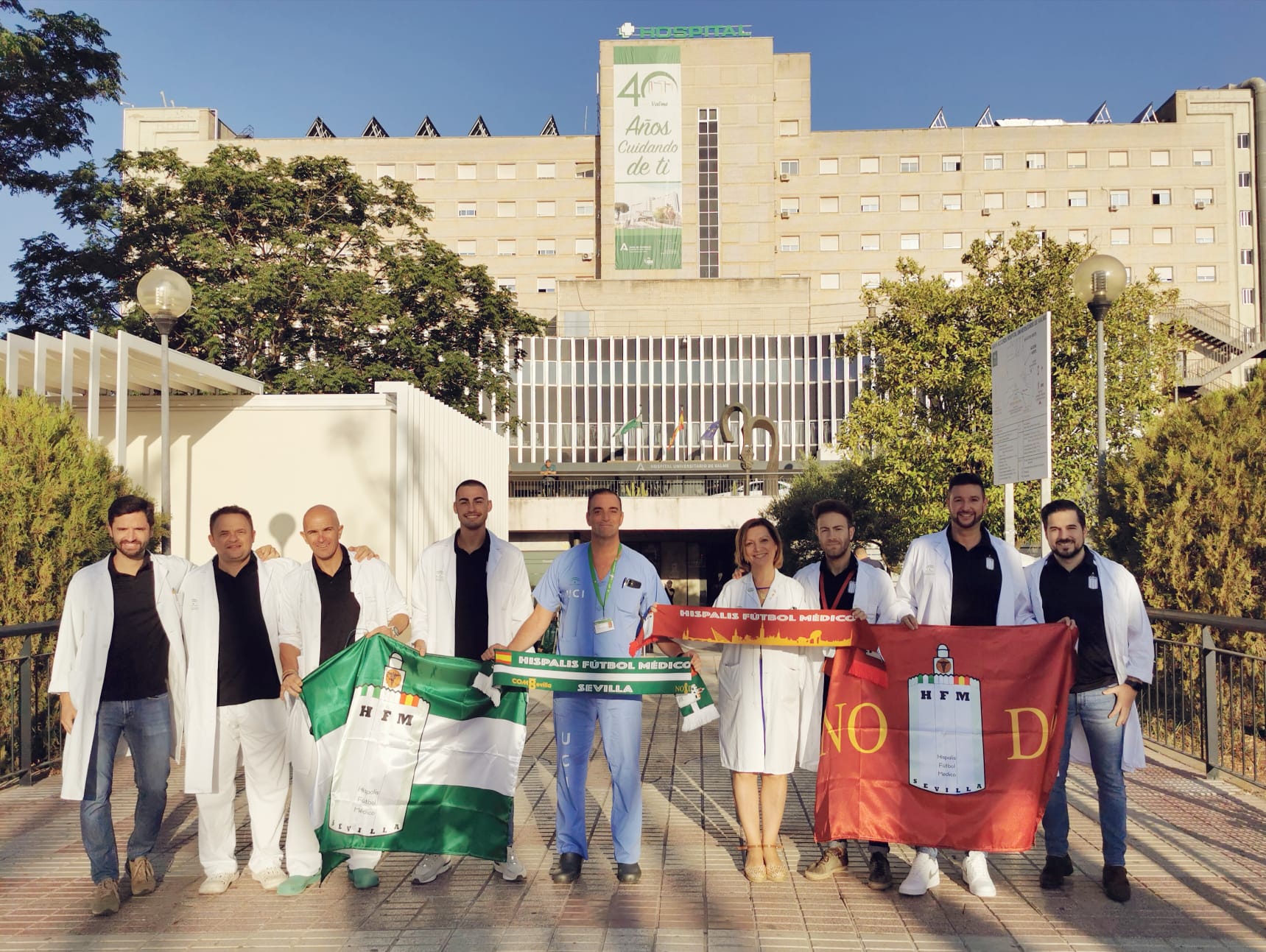 El Hospital de Valme apoya a sus profesionales que participan en el XXIX Torneo Nacional de Fútbol Médico en Tarragona