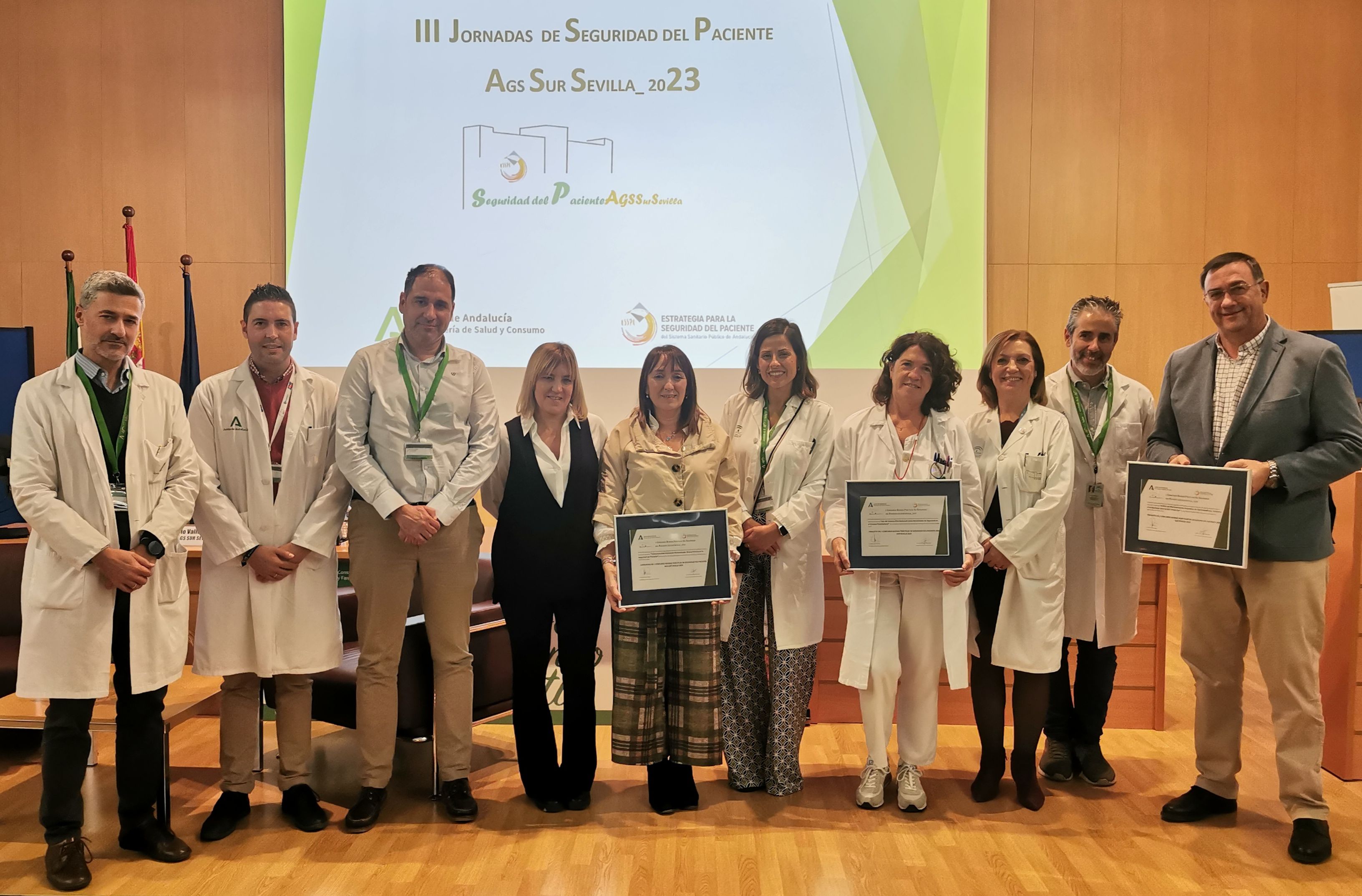 El Área Sanitaria Sur de Sevilla celebra sus III Jornadas de Seguridad del Paciente premiando  las mejores buenas prácticas de sus centros